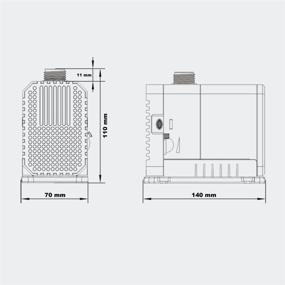 img 2 attached to SunSun Grech CHJ-3000 793 GPH Submersible Fountain Pump for Aquariums