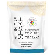 reset360 all in one meal replacement shake - plant based pea protein, gluten free, soy free logo