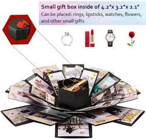 img 1 attached to 🎁 Surprise Gift Explosion Box Set – Vienrose Creative DIY Scrapbooking Picture Album for Birthdays, Proposals & Valentine's Day