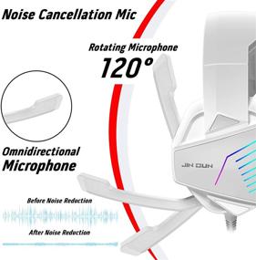 img 1 attached to 🎧 Enhanced 7.1 Stereo Surround Sound with Mic PC Headset - Upgraded 2021 Edition!