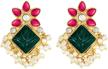 aheli elegant designer encrusted earrings logo