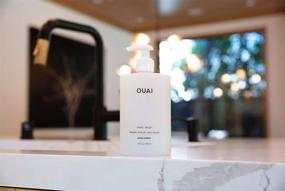 img 1 attached to 🧼 OUAI Hand Wash: Experience Gentle Exfoliation, Ultimate Cleansing, and Irresistibly Refreshing Fragrance (16 fl oz)