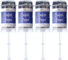 img 2 attached to Pack CleverDelights Confetti Poppers Metallic