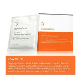 img 1 attached to 🌟 Enhanced Dr Dennis Gross Alpha Beta Exfoliating Body Treatment Peel, Boosting Firmness, Radiance, and Smoothness (8 Pack)