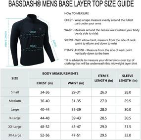 img 2 attached to BASSDASH Midweight Pullover Underwear Charcoal Men's Clothing for Active