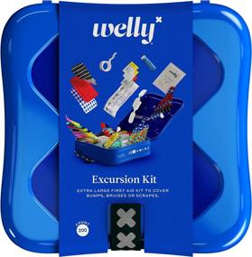 img 4 attached to 🩹 Welly Excursion Kit - Durable Bravery Badges, Waterproof Tape and Non-Stick Pads, Butterfly Strips, Single Use Triple Antibiotic and Hydrocortisone Ointments, and Ibuprofen - Pack of 200