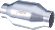 🔥 flowmaster 2000124 universal catalytic converter - high flow metal, 2.25-inch logo