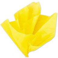 unique industries party supplies: yellow tissue paper sheets, 26 x 20 inches, pack of 10 logo