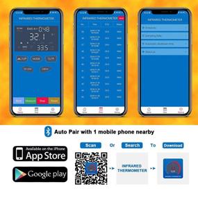 img 2 attached to 🌡️ BTMETER BT-985CAPP Non-Contact Infrared Thermometer 12:1 Laser Temperature Measurement Gun -58℉~1472℉(-50℃～800℃) with Bluetooth APP(NOT for Human Body Temperature Testing)