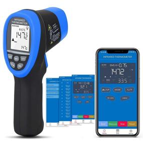 img 4 attached to 🌡️ BTMETER BT-985CAPP Non-Contact Infrared Thermometer 12:1 Laser Temperature Measurement Gun -58℉~1472℉(-50℃～800℃) with Bluetooth APP(NOT for Human Body Temperature Testing)