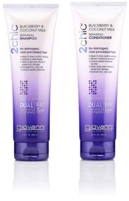 img 4 attached to 🔧 GIOVANNI COSMETICS 2Chic Repairing Shampoo & Conditioner - 8.5fl oz / 250ml - Dual Repairing Complex for Damaged, Over-Processed Hair