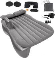 🛏️ onirii inflatable car air mattress bed - portable travel sleep solution for car, suv, rv, and truck - included pump, pillows for camping, vacation, and more! logo