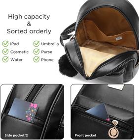 img 1 attached to Fashion Backpack Leather Satchel Daypacks Women's Handbags & Wallets in Satchels