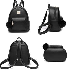 img 3 attached to Fashion Backpack Leather Satchel Daypacks Women's Handbags & Wallets in Satchels