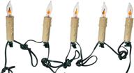 cozy and realistic: discover the kurt adler 7-light flicker flame candle light set logo