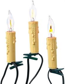 img 3 attached to Cozy and Realistic: Discover the Kurt Adler 7-Light Flicker Flame Candle Light Set