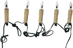 img 2 attached to Cozy and Realistic: Discover the Kurt Adler 7-Light Flicker Flame Candle Light Set