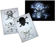 🏴 pirate skull airbrush stencil template: step-by-step size m - umr-design as-063 logo