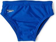 🚫 discontinued speedo boy's swimsuit brief powerflex eco solid youth - limited availability logo