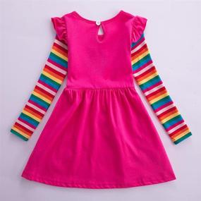 img 3 attached to 🦋 Juxinsu Purple Butterfly Dresses for Toddler Girls - LH81037 - Clothing