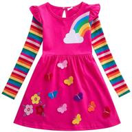 🦋 juxinsu purple butterfly dresses for toddler girls - lh81037 - clothing logo