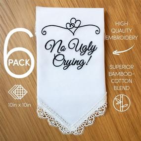 img 3 attached to SEO Optimized Wedding Handkerchiefs for Bridesmaids, Friends, and Guests