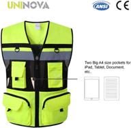 uninova safety vest high visibility logo