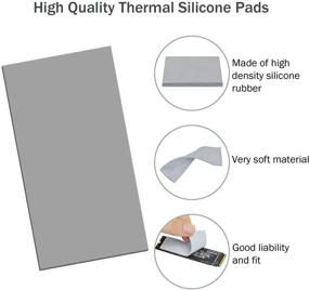 img 1 attached to 🔥 Thermalright Thermal Pad 12.8 W/mK - High Temperature Resistance, Non-Conductive Silicone Heat Pad for PC Laptop Heatsink/GPU/CPU/LED/PS4 Cooler