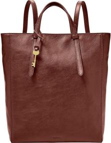 img 3 attached to 🎒 Fashionably Versatile: Fossil Women's Camilla Leather Convertible Backpack Purse Handbag