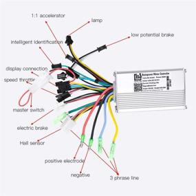 img 3 attached to 🛴 VGEBY Motor Brushless Controller: Waterproof LCD Panel & Ebike Scooter Speed Kit