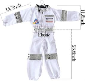 img 2 attached to Introducing the Children's Astronaut Costume Dress America: Ignite Your Child’s Imagination!