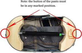 img 2 attached to 👖 Tang's Easy Pant Stretcher for Jeans - Aerial Aluminium Alloy Adjustable Buckle Waist Stretcher - Instant Stretch - 30 to 59 inch Range