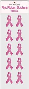 img 1 attached to 🎀 Full Color Pink Ribbon Stickers - Official Breast Cancer Awareness 50 Pack