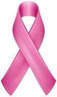 🎀 full color pink ribbon stickers - official breast cancer awareness 50 pack logo