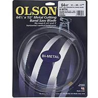 🔪 ольсон bm82264bl - двойная металлическая лезвия, 0,25 дюйма толщина, диаметр 2 дюйма логотип