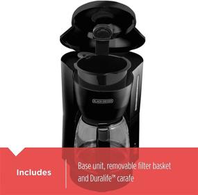 img 1 attached to ☕ 5-Cup Black Coffeemaker by BLACK+DECKER, Model DCM600B