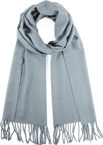 img 4 attached to Women Winter Cashmere Scarf Fashion Women's Accessories in Scarves & Wraps