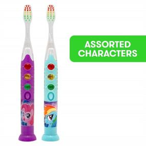 img 3 attached to 🦷 Kids Light-up Toothbrush - Firefly My Little Pony, Soft Bristles, Assorted Characters - 1 Count