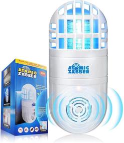 img 4 attached to 🪰 Ultimate Pest Control Solution: Ultrasonic Pest Repeller & Bug Zapper Combo - Effective Electronic Indoor Repellent for Fleas, Insects, Mosquitoes, and More! (1 Pack)