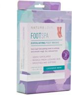 👣 invigorate and renew your feet with nature love exfoliating foot mask logo