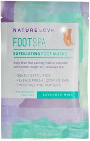 img 1 attached to 👣 Invigorate and Renew Your Feet with Nature Love Exfoliating Foot Mask