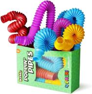 bunmo pop tubes sensory toy logo