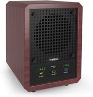 ivation 5-in-1 air purifier & ozone generator with uv lights, photo-catalytic, and carbon filters, eliminates odors from pets, smoke, food & more, ideal for spaces up to 3,500 sq/ft logo