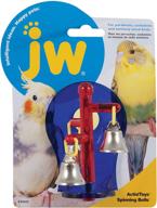 🔔 jw pet activitoys spinning bells bird toy - assorted colors logo