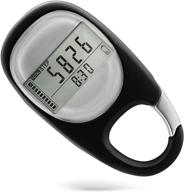 🚶 gzvxuny clip-on 3d pedometer for exercise walking distance, portable fitness activity calorie counter for men and women - tracks miles/km logo