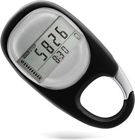 img 4 attached to 🚶 Gzvxuny Clip-on 3D Pedometer for Exercise Walking Distance, Portable Fitness Activity Calorie Counter for Men and Women - Tracks Miles/km