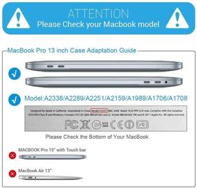 img 3 attached to B BELK Compatible With MacBook Pro 13 Inch Case 2020 (A2338 M1 A2289 A2251)