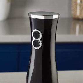 img 2 attached to Enhance Your Dining Experience: Tower 🍽️ Duo Electric Salt/Pepper Mill in Sleek Black Design