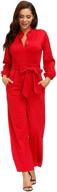 👗 ophestin womens sleeve jumpsuit rompers: trendy women's clothing & stylish jumpsuits, rompers, and overalls logo