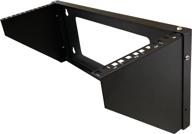 📦 efficient storage solution: kenuco 19 inch steel vertical wall mount server rack (black-4u) logo